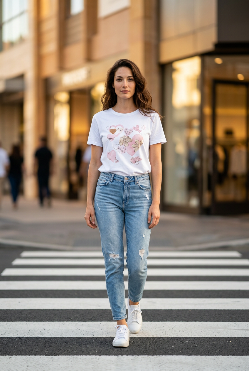 MyStyle T-Shirt weiss