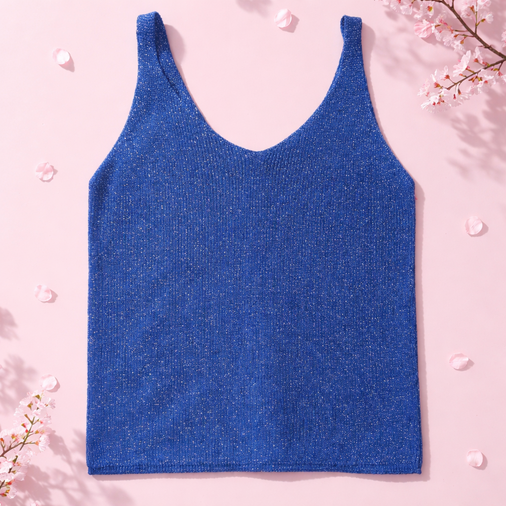 LUX Stricktop blau