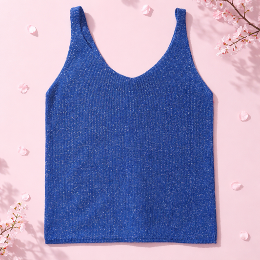 LUX Stricktop blau