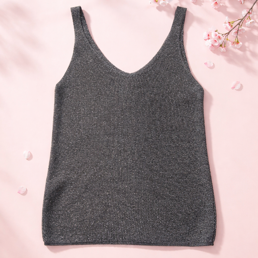 LUX Stricktop grau