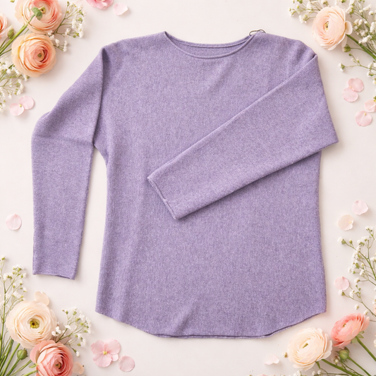 MyBasic Pullover lila