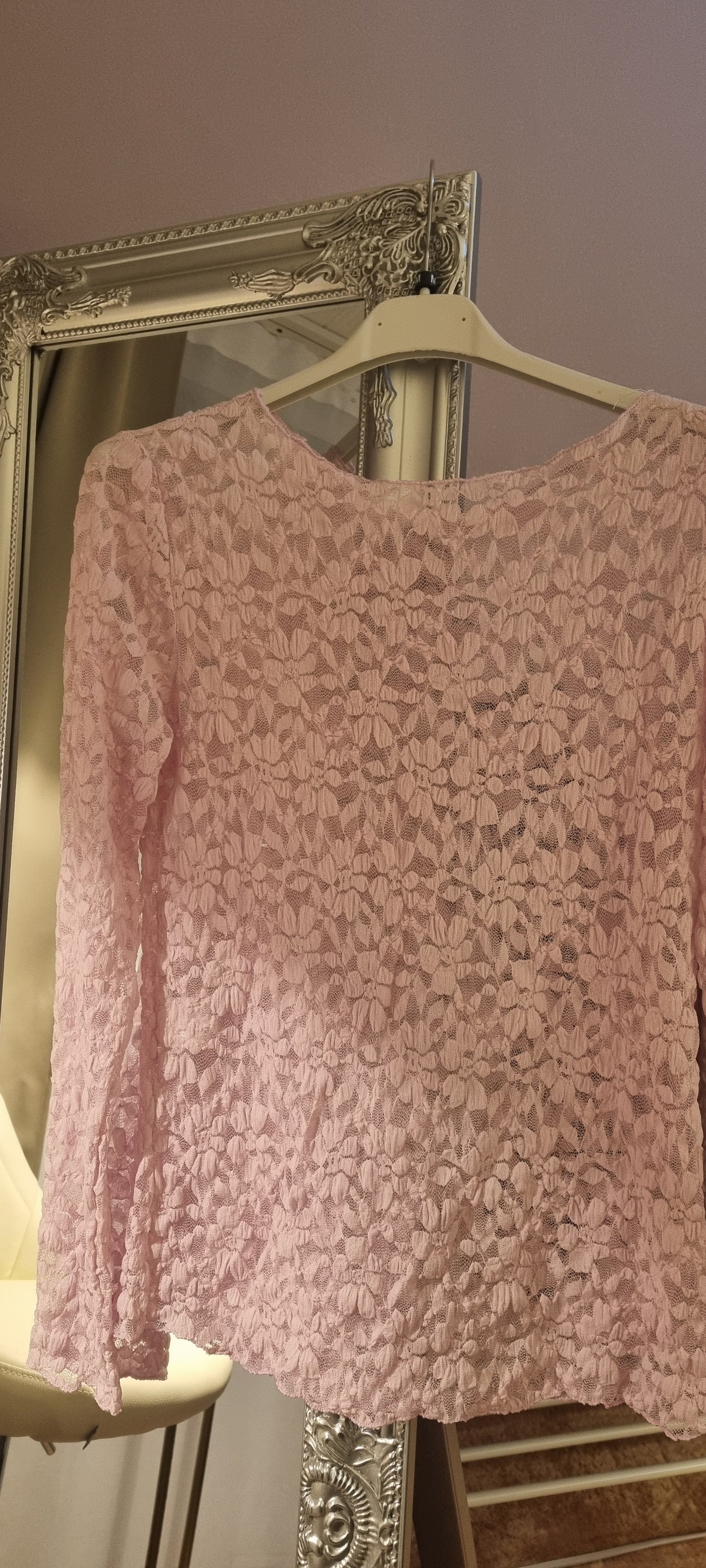 FLORE Langarm-Shirt aus Spitze