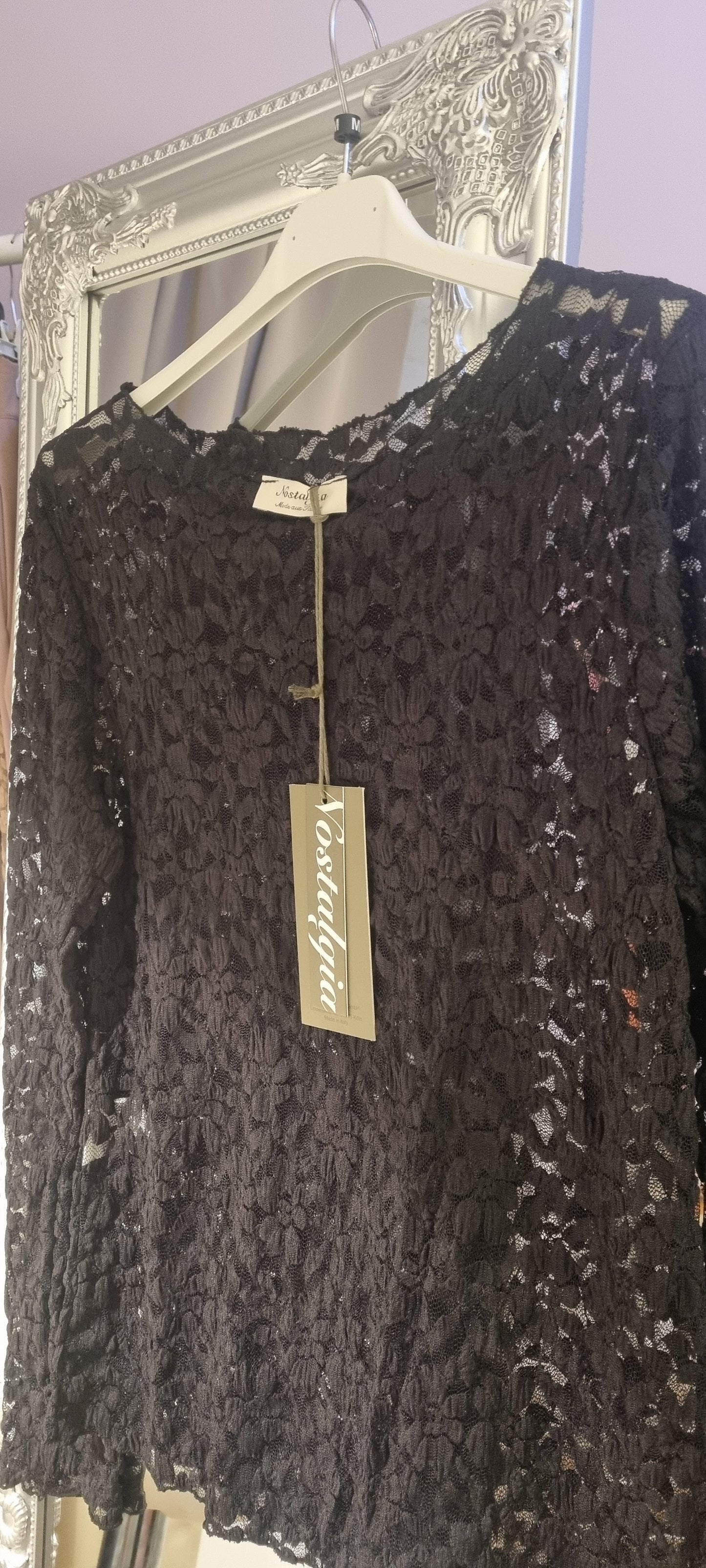 FLORE Langarm-Shirt aus Spitze