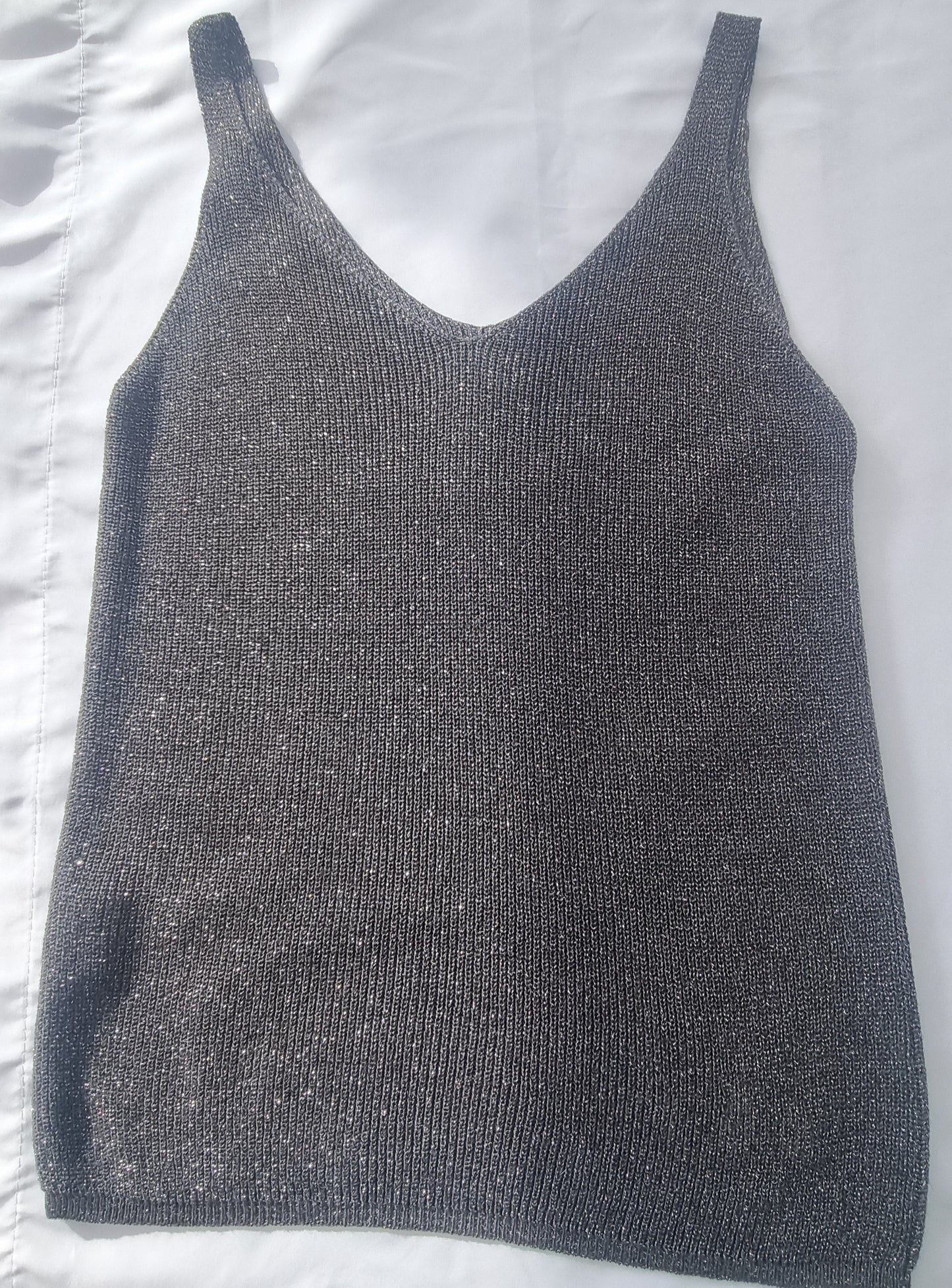 LUX Stricktop grau