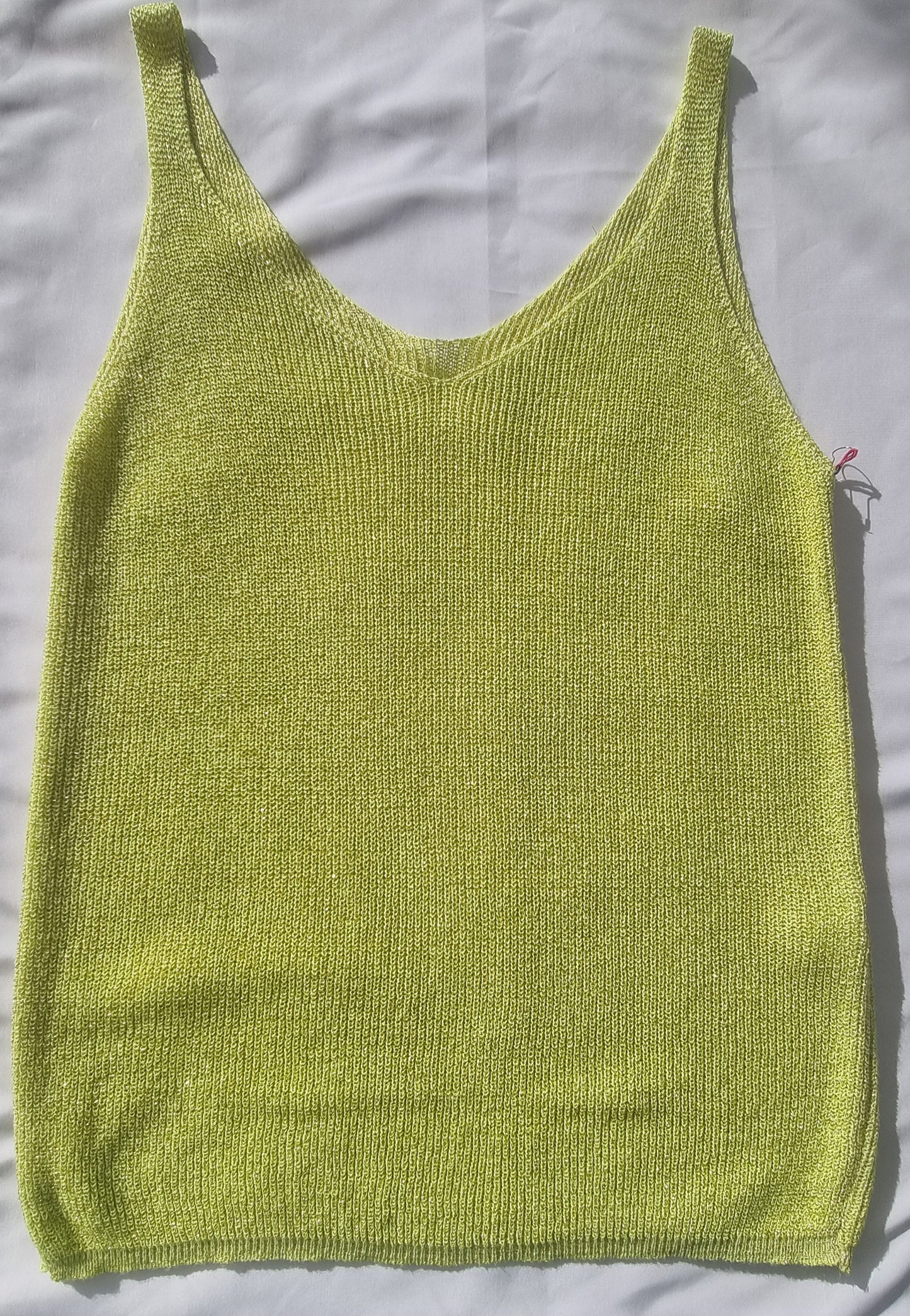 LUX Stricktop zitronengelb / gelb