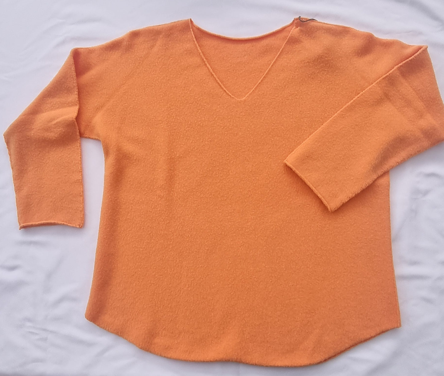 MyBasic Pullover V-Neck orange