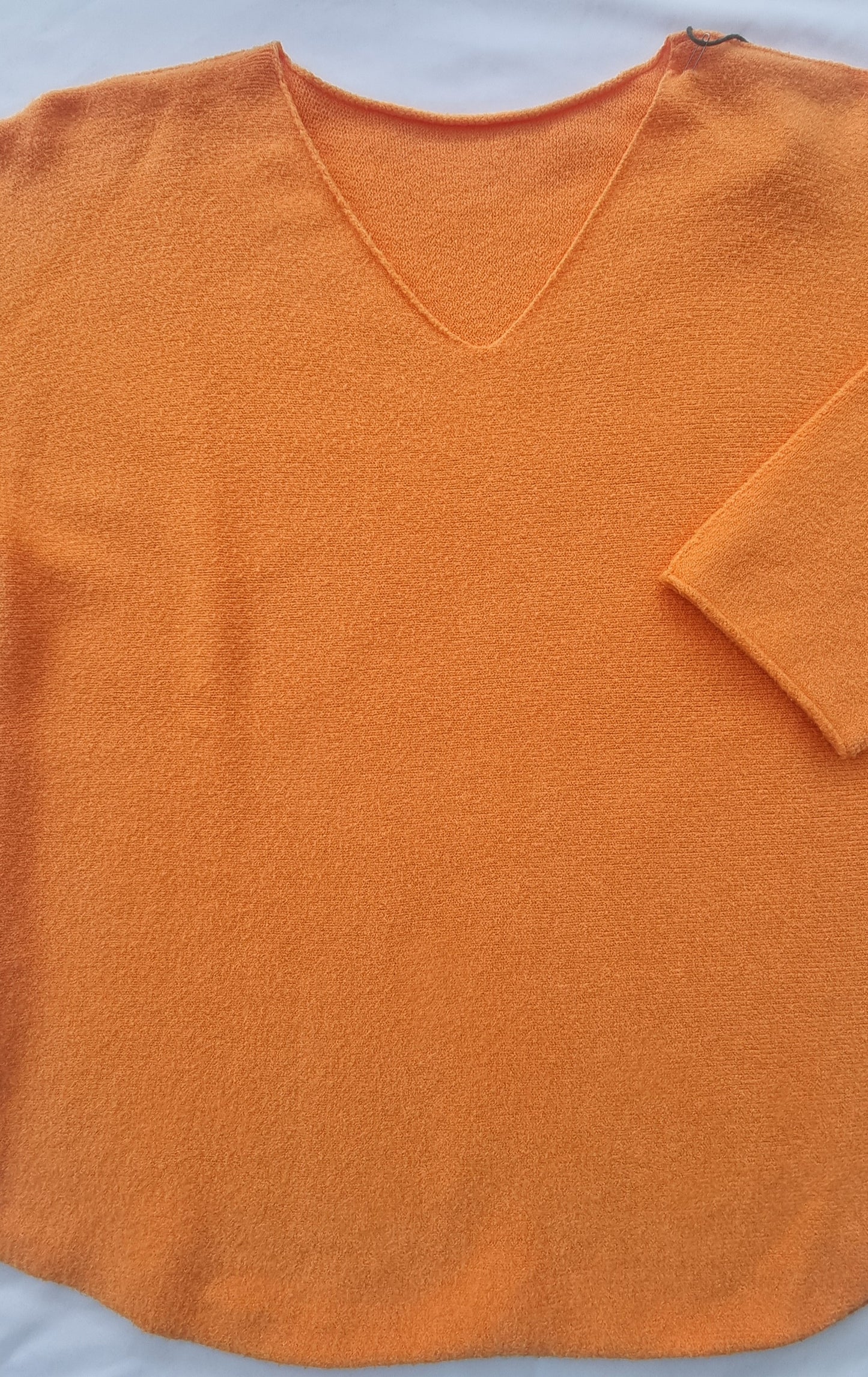 MyBasic Pullover V-Neck orange