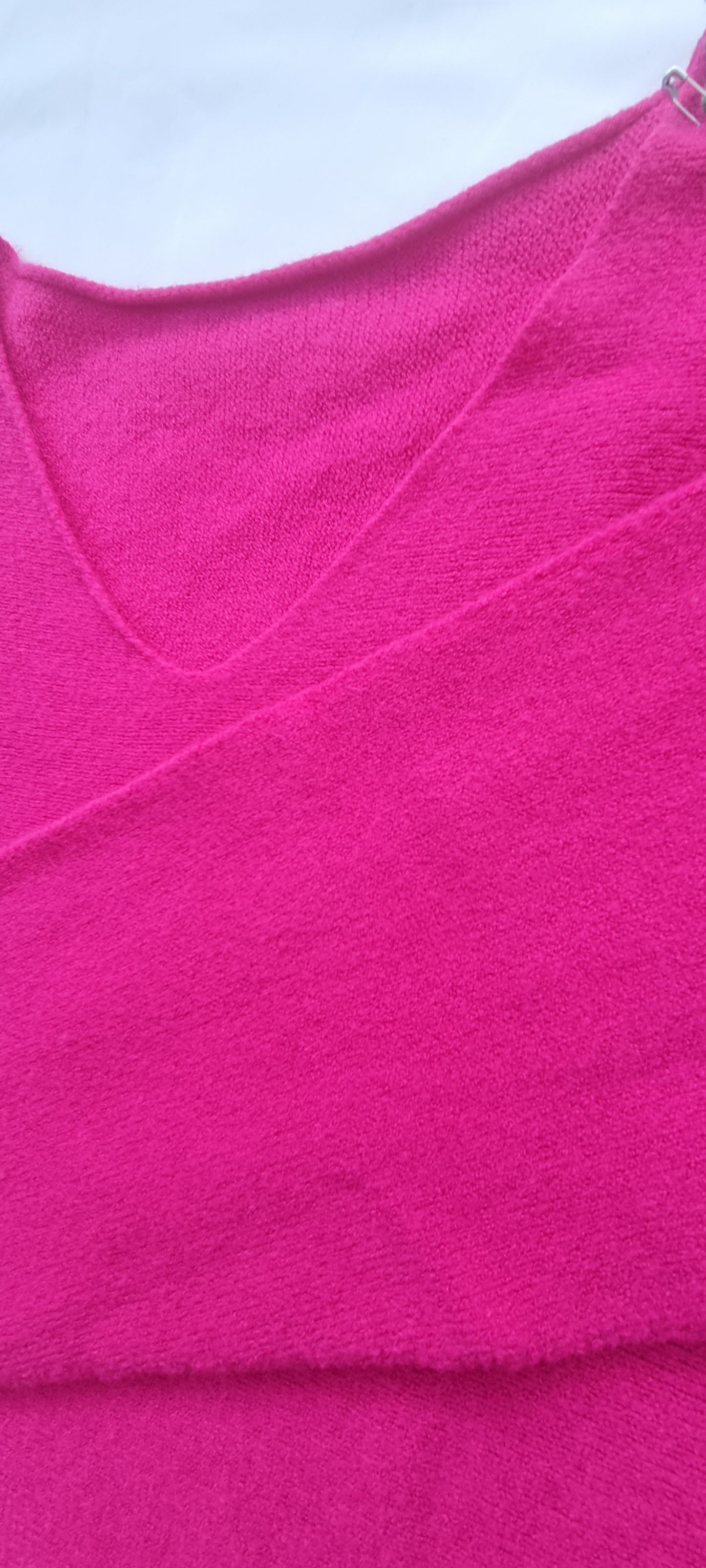 MyBasic Pullover V-Neck magenta