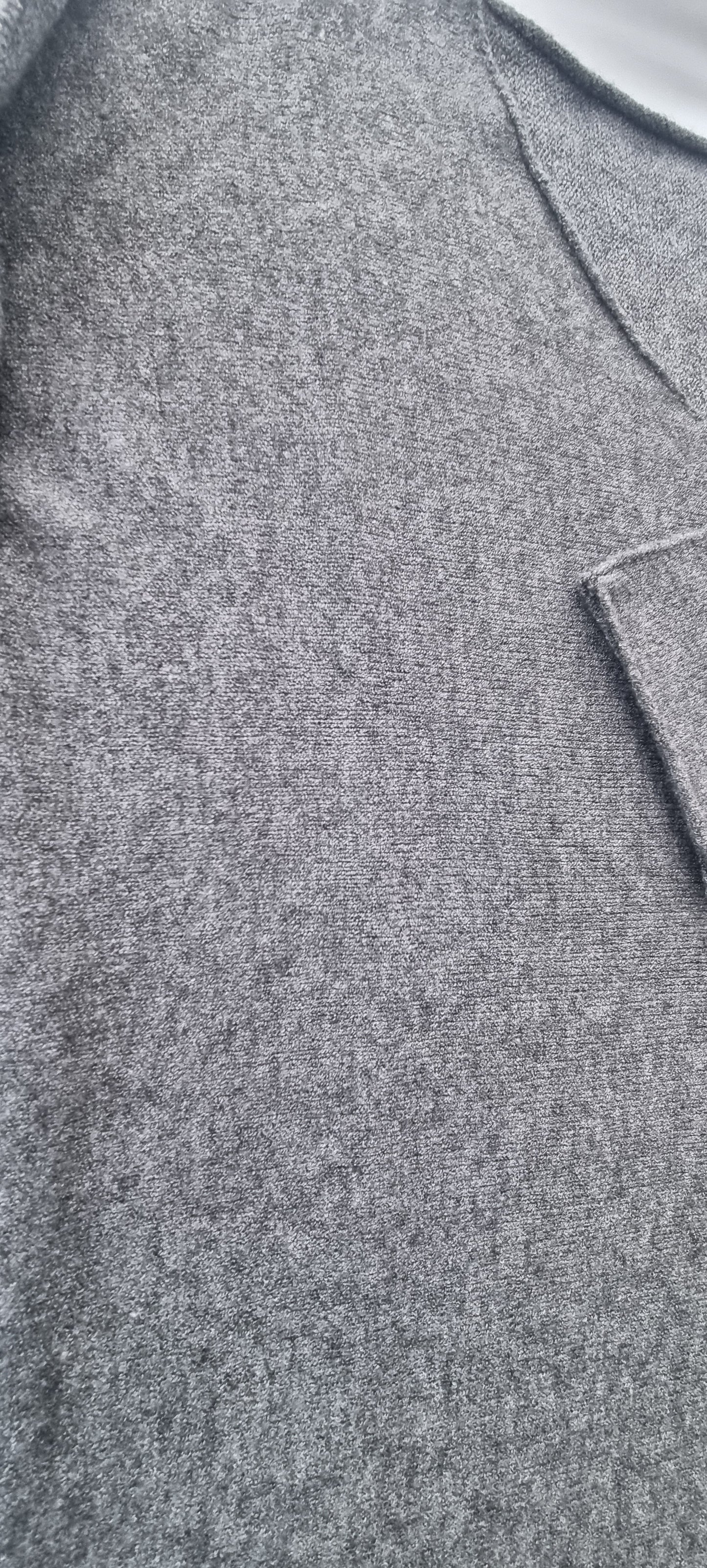 MyBasic Pullover V-Neck grau