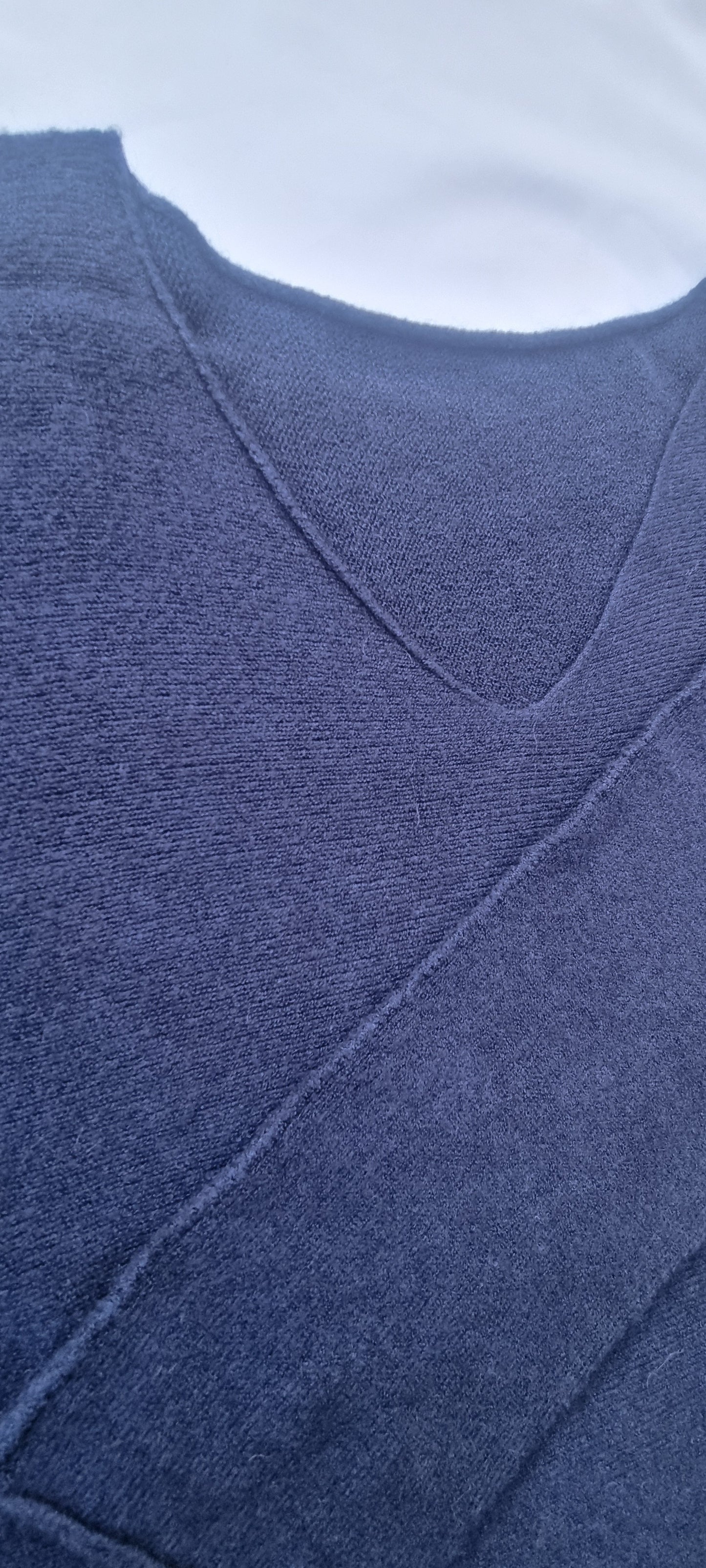 MyBasic Pullover V-Neck dunkelblau