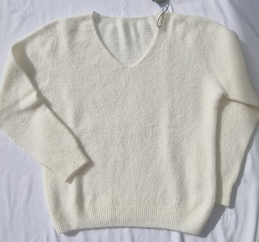 Basic Pullover mit Baby Alpaka-Wolle
