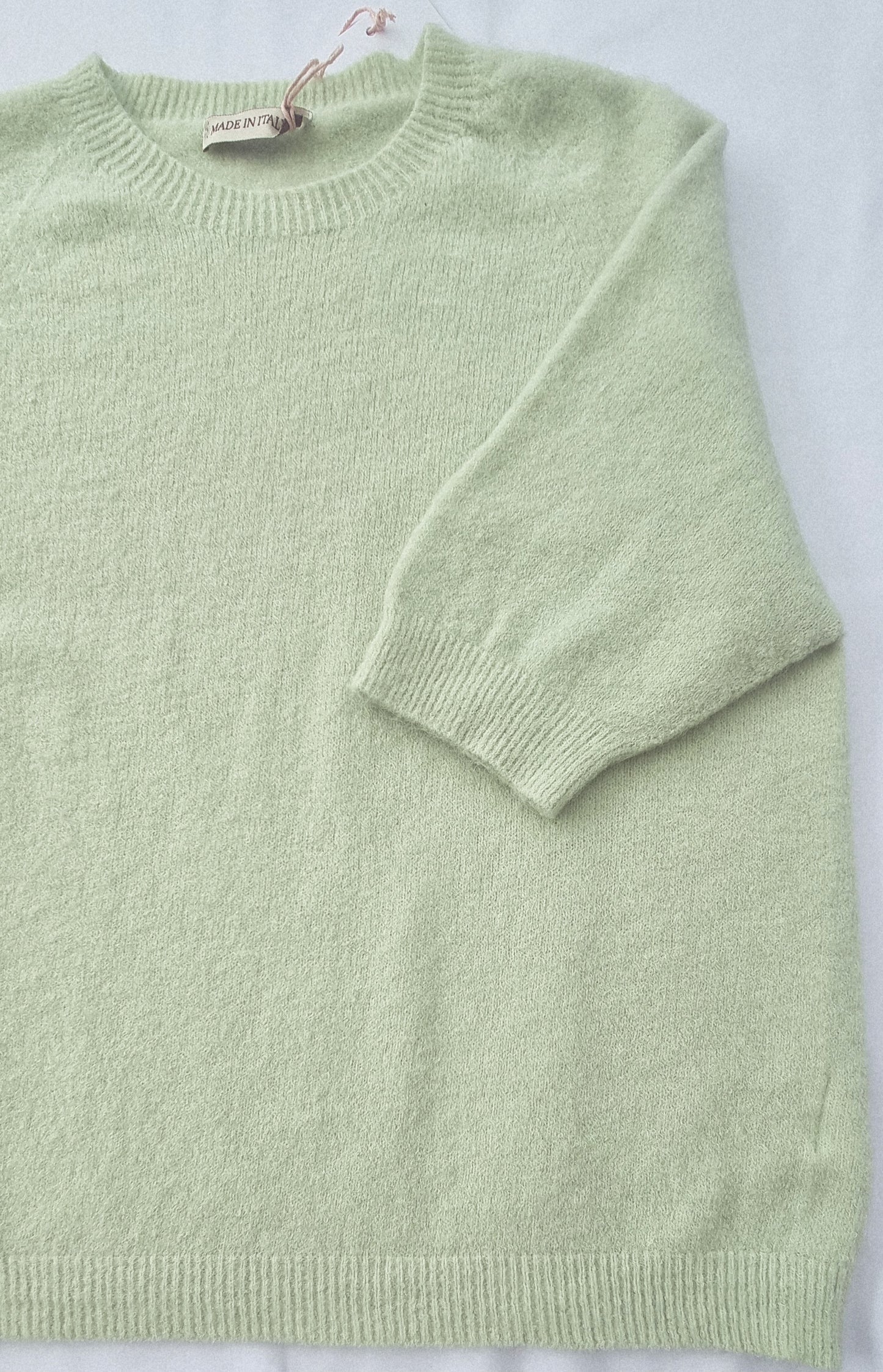Spring Alpaka/Viskose Pullover Kurzarm