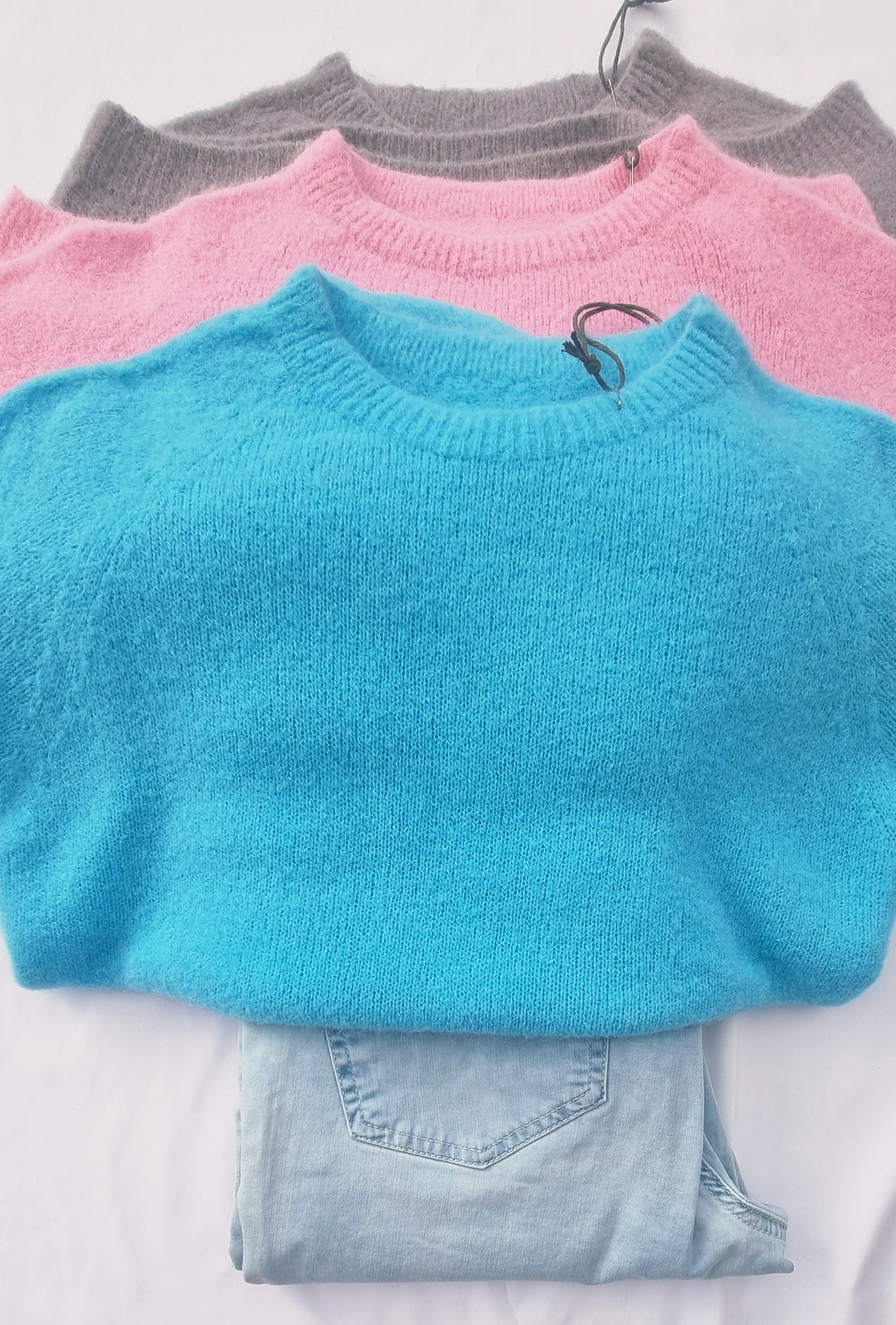 Basic Pullover mit Alpaka-Wolle