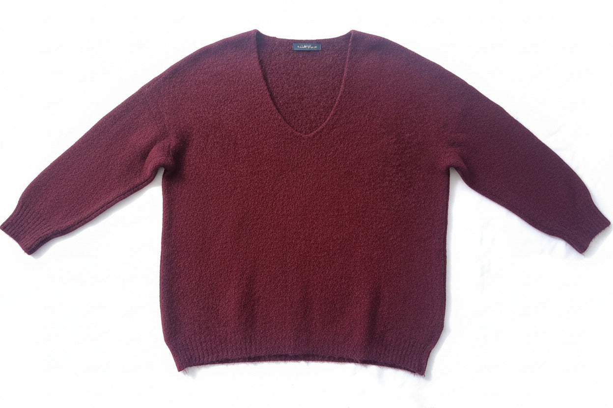 Basic Pullover Alpaka-Wolle