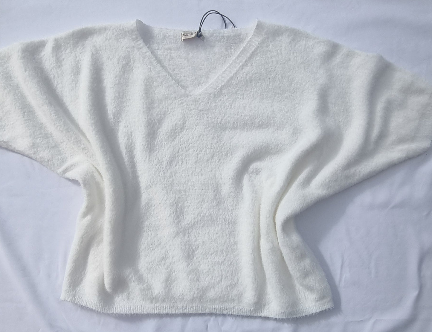 Spring Fledermaus Pullover Kurzarm