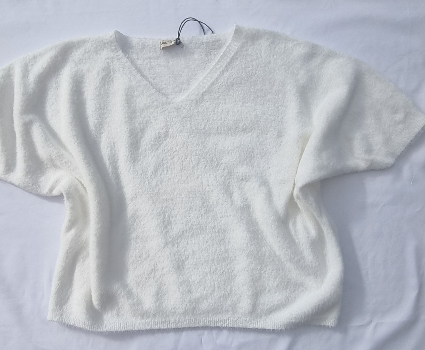 Spring Fledermaus Pullover Kurzarm