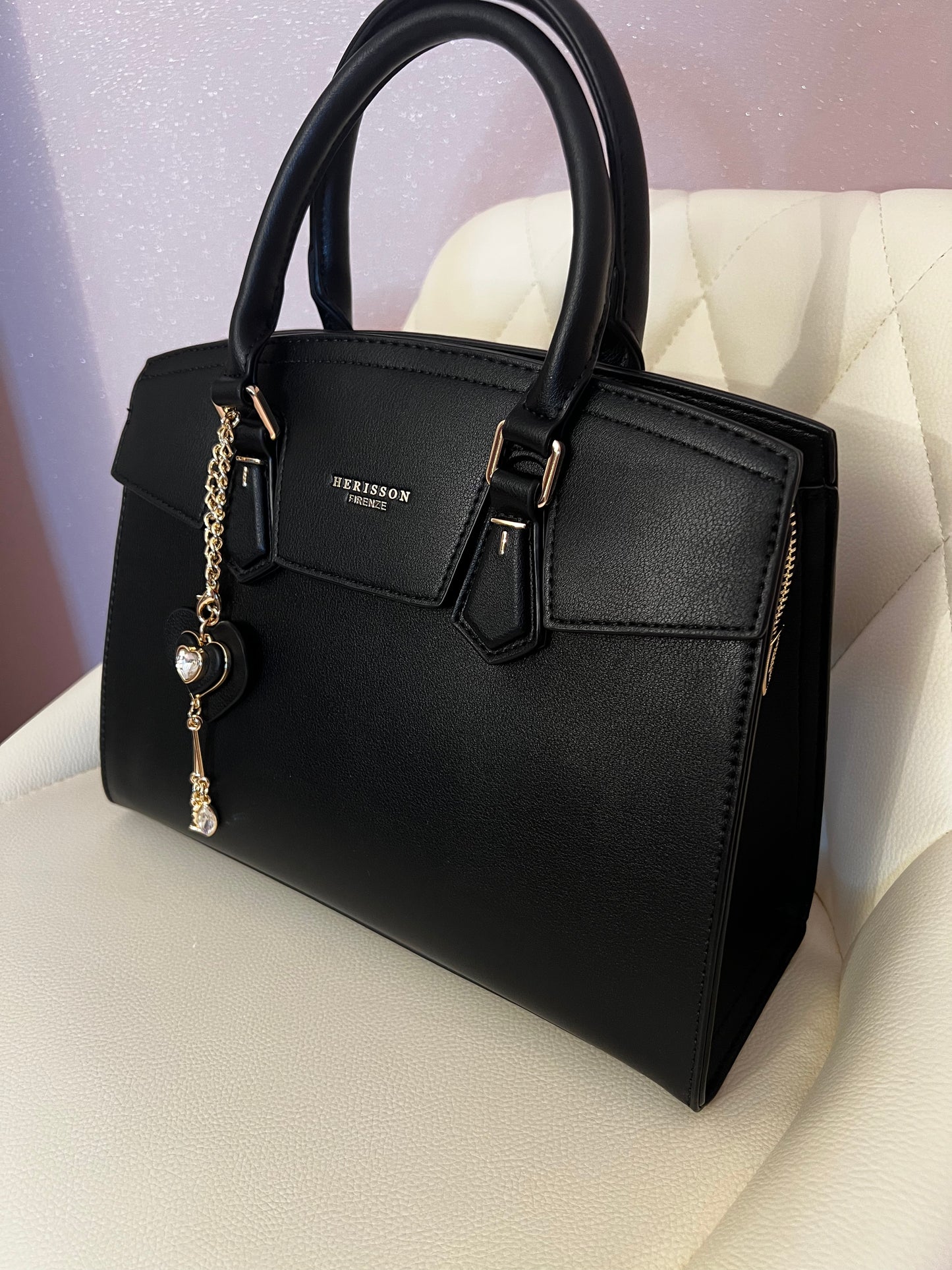Midi Handtasche schwarz