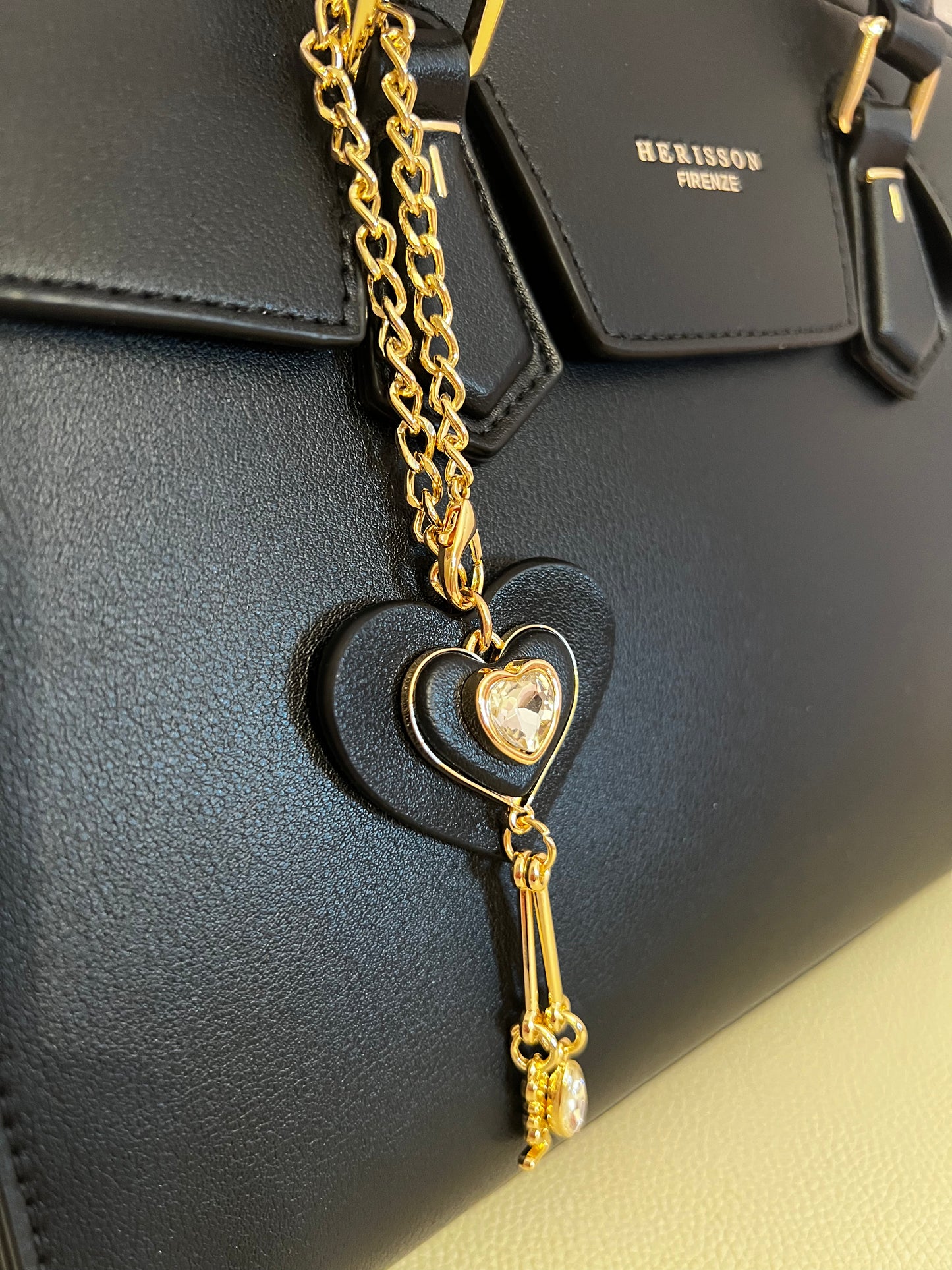 Midi Handtasche schwarz