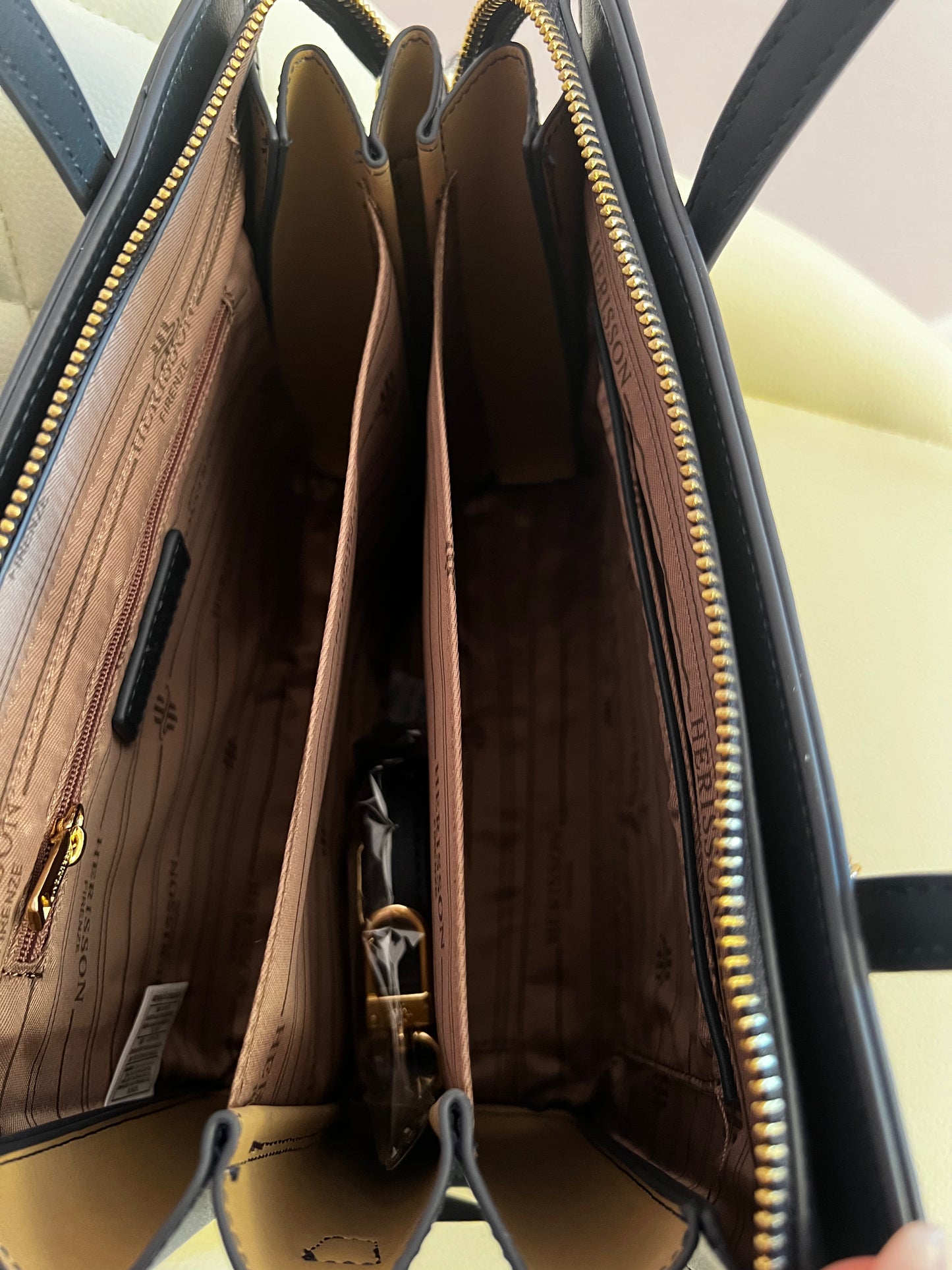 Midi Handtasche dunkelblau/grau