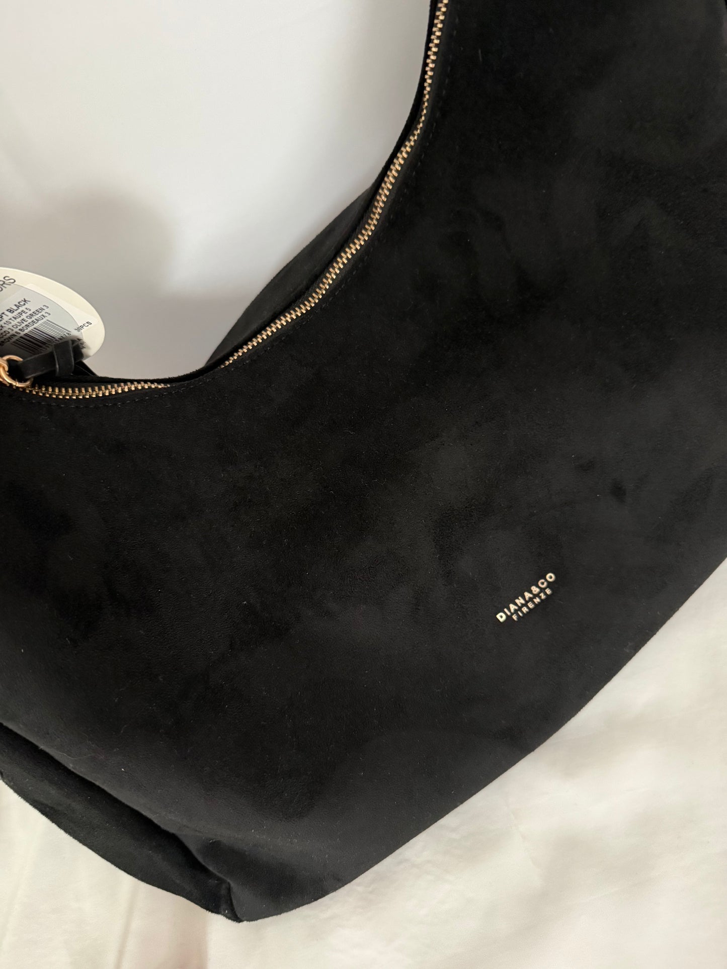 Wildledertasche schwarz