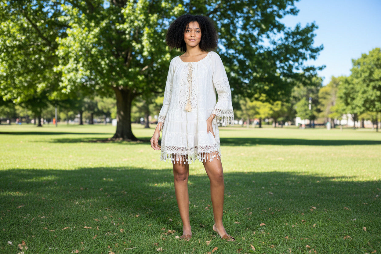 BOHO Lace Minikleid