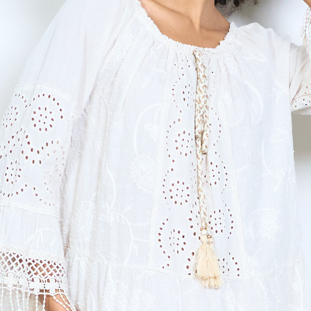 BOHO Lace Minikleid