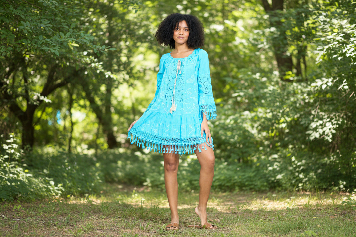 BOHO Lace Minikleid